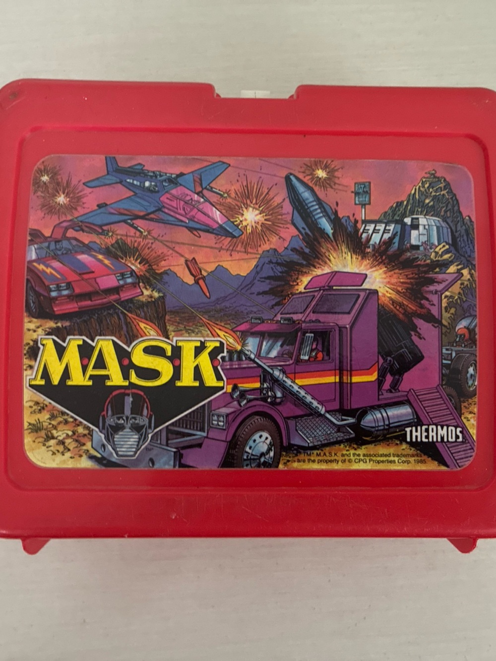 Thermos Red M.A.S.K. Kids Lunchbox with Colorful Graphic